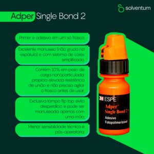 Adesivo 3M Adper Single Bond 2 3ml - Solventum