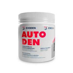 Resina Acrílica Autolimerizável Autoden Pó Rosa 120G - Evoden
