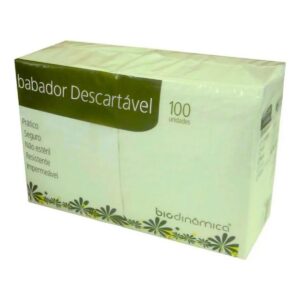 Babador Descartável Verde - Biodinâmica