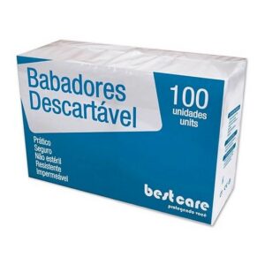 Babador Slim Descartável Branco - Best Care