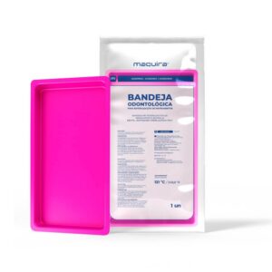 Bandeja Plástica Pequena Rosa - Maquira