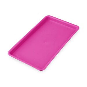 Bandeja Plástica Grande Rosa - Indusbello
