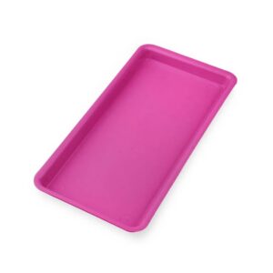 Bandeja Plástica Pequena Rosa - Indusbello
