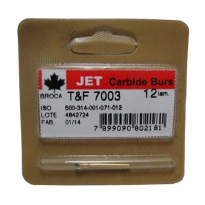Broca Carbide Multilaminada 12 Lâminas Jet FG 7003 - Labordental