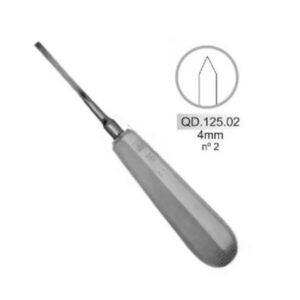 Cinzel Alexandre Duplo Bizel 4mm 2 - Quinelato