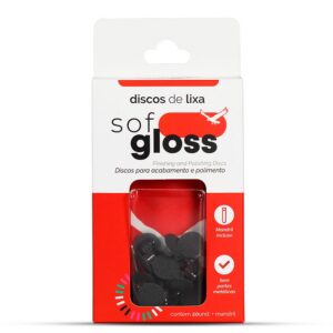 Disco de Lixa Sof-Gloss + Mandril Grossa-Preta - American Burrs