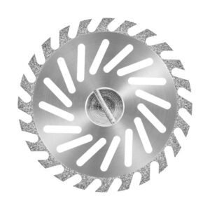 Disco Diamantado Duplaface Periférico 22x0,20mm Espiral Serrilhado D11R22 - American Burrs