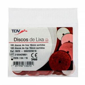 Discos De Lixa Sortido 16mm - TDV