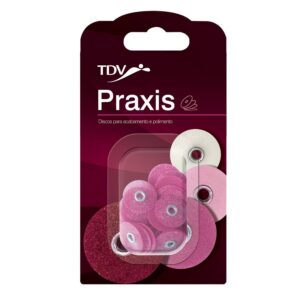 Discos Lixa Grossa Praxis 3/8 Médio - TDV