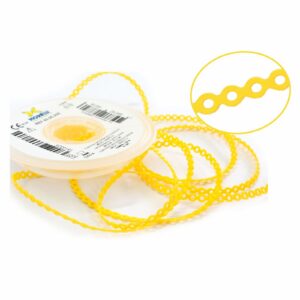 Elástico Corrente Amarelo Médio 60.05.205 - Morelli