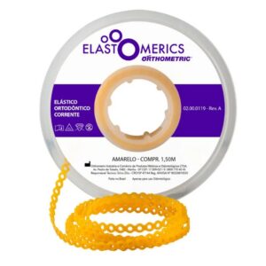 Elástico Corrente Curto Amarelo 60055014 - Orthometric