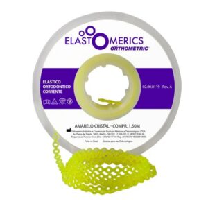Elástico Corrente Curto Amarelo Cristal 60055015 - Orthometric