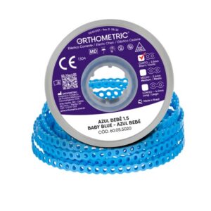 Elástico Corrente Curto Azul Bebê 60055020 - Orthometric