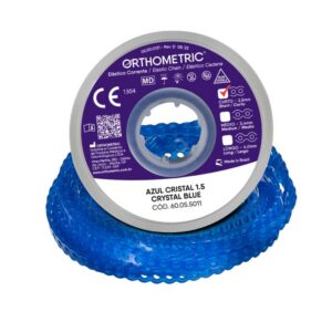Elástico Corrente Curto Azul Cristal 60055010 - Orthometric