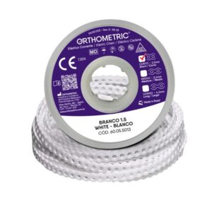 Elástico Corrente Curto Branco 60055013 - Orthometric