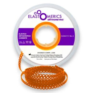Elástico Corrente Curto Dourado 60055030 - Orthometric