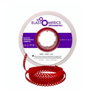 Elástico Corrente Curto Vinho 60055029 - Orthometric