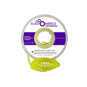 Elástico Corrente Médio Amarelo Cristal 60056015 - Orthometric
