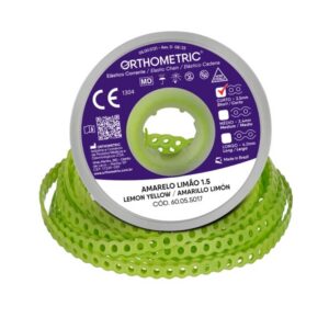 Elástico Corrente Médio Amarelo Limão 60056017 - Orthometric