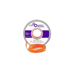 Elástico Corrente Médio Laranja Cristal 60056023 - Orthometric