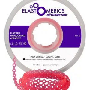 Elástico Corrente Médio Pink Cristal 60056007 - Orthometric