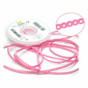 Elástico Corrente Rosa Bebê Curto 60.05.119 - Morelli