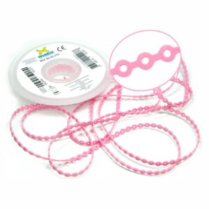Elástico Corrente Rosa Bebê Longo 60.05.319 - Morelli