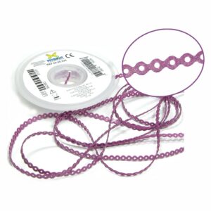 Elástico Corrente Rosa Pérola Médio 60.05.226 - Morelli