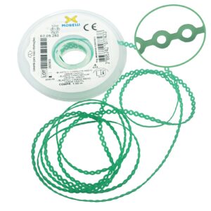 Elástico Corrente Verde Cristal Médio 60.05.253 - Morelli