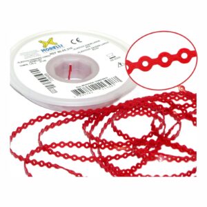 Elástico Corrente Vermelho Longo 60.05.310 - Morelli