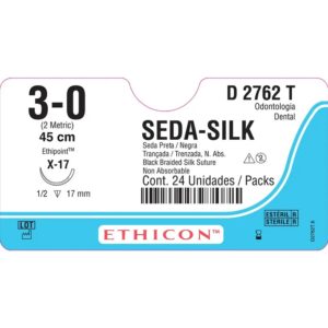 Fio De Sutura Seda 3-0 Ethicon - Johnson & Johnson