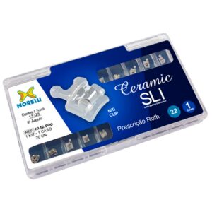 Kit Bráquete Roth Ceramic Autoligado SLI 10.12.900 - Morelli
