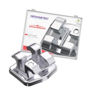 Kit Bráquete de Aço Advanced Series Roth 022 10 Casos - Orthometric