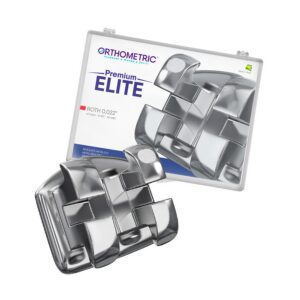 Kit Bráquete de Aço Premium Elite Mini Roth 022 - Orthometric