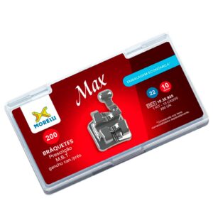 Kit Bráquete mbt Max 22 Gan Can/pres c/ 10 Casos 10.35.935 - Morelli