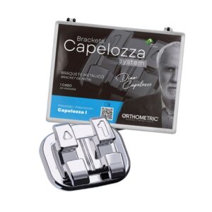 Kit Bráquete Metálico Capelozza I 0,022" 1 Caso - Orthometric