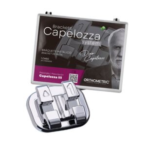 Kit Bráquete Metálico Capelozza III 0,022" 1 Caso - Orthometric