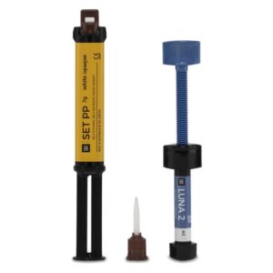 Kit Cimento Resinoso Dual Set PP + Resina Luna 2 A2 - SDI