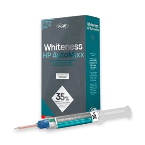 Kit Clareador Whiteness HP Automixx 35% + Top Dam - Fgm
