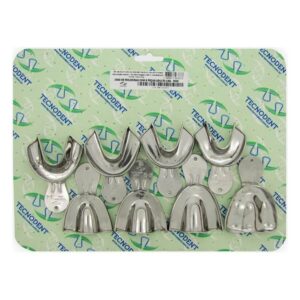 Kit Moldeira Inox Adulto Lisa - Tecnodent
