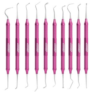 Kit Odontopediatria 10 Instrumentais Rosa - Golgran