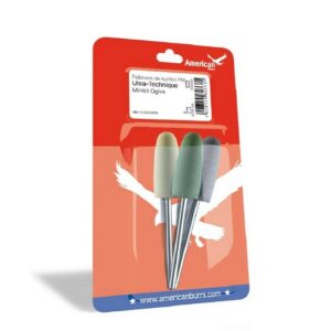 Kit Polidores de Acrílico PM Ultra-Technique Ogiva - American Burrs