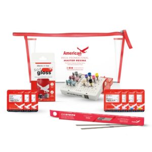 Kit Promocional para Acabamento e Polimento Master Resina - American Burrs