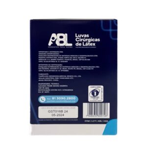 Luva Cirúrgica Estéril Látex com Pó 7,5 - ABL