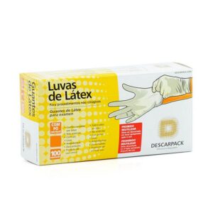 Luva de Procedimento Látex com Pó P - Descarpack