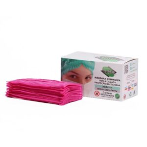 Mascara com Elástico Rosa C/50 - Protdesc