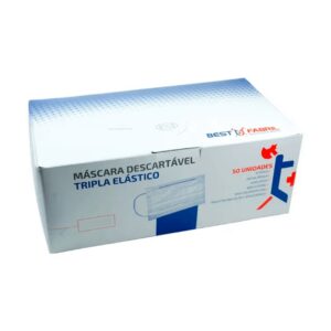 Mascaras com Elástico Branca C/50 - Best Fabril