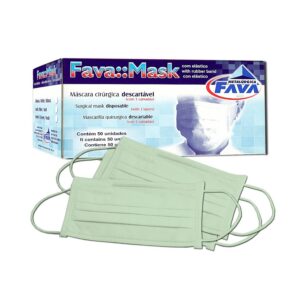 Mascaras com Elástico Verde C/50 - Fava