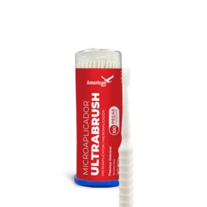 MicroAplicador Adesivo Ultrabrush Extra Fino Branco - American Burrs