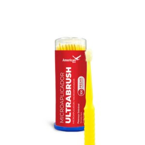 MicroAplicador Adesivo Ultrabrush Fino Amarelo - American Burrs